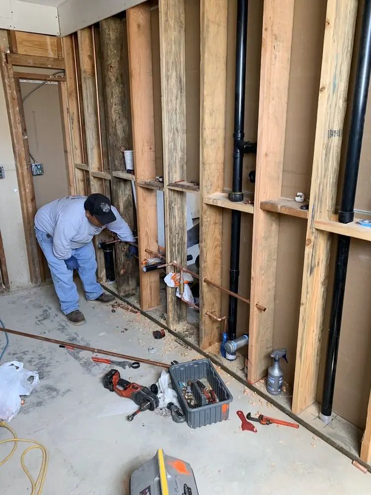 Commercial rough-in plumbing for Trenchless Sewer Repair in Mount Olive